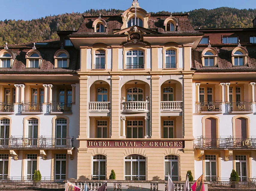 Front view of the Hotel Royal St. Georges Interlaken 