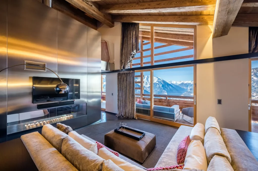 Suite with private balcony at W Verbier