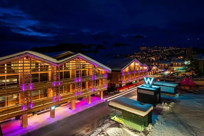 W Verbier by night
