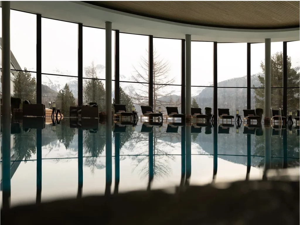 Pool at Palace Wellness in St. Moritz