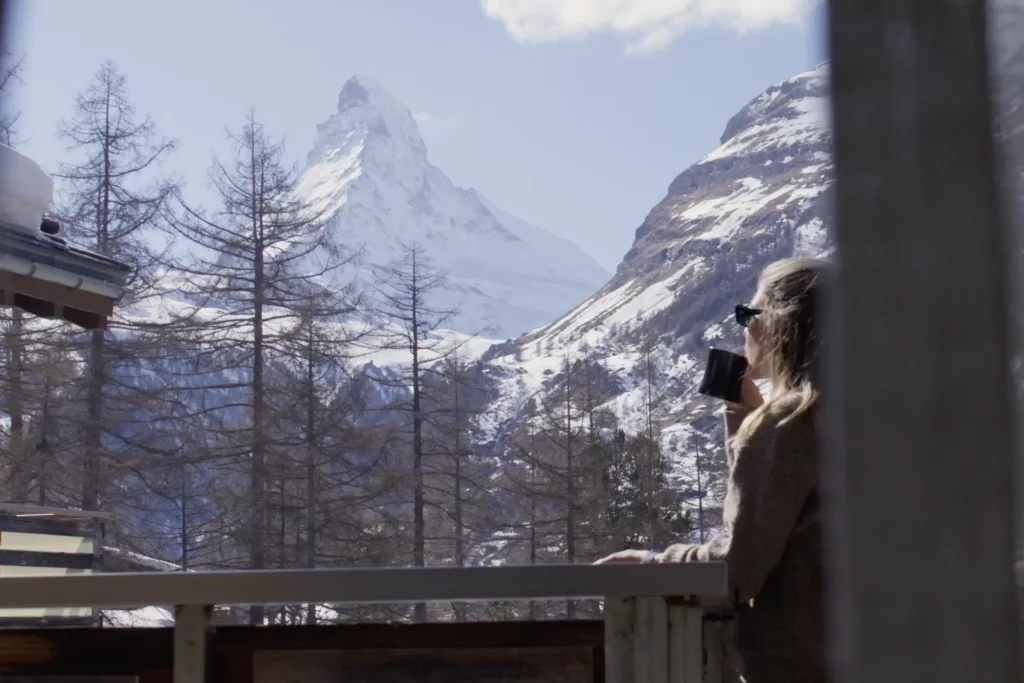 Ski slope and Matterhorn view at CERVO Mountain Resort