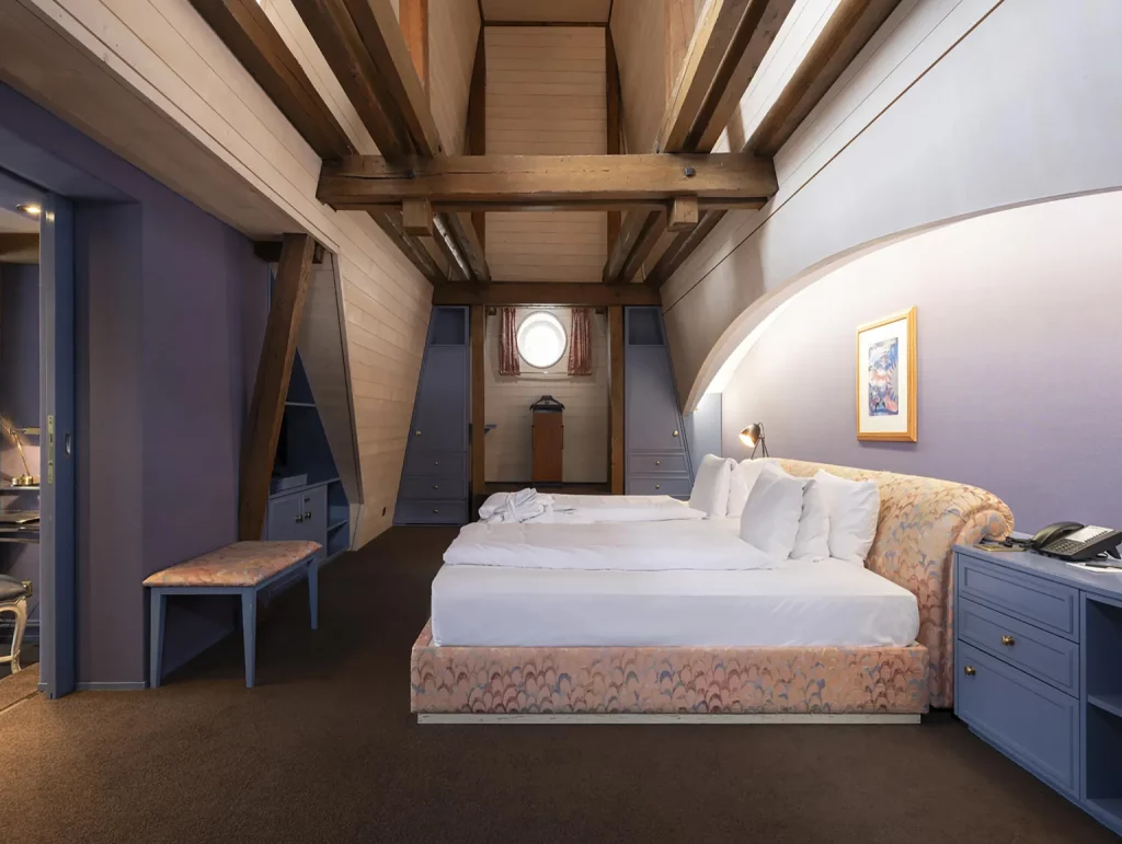 Royal Suite overlooking the Aare River at Grand Beau-Rivage Interlaken