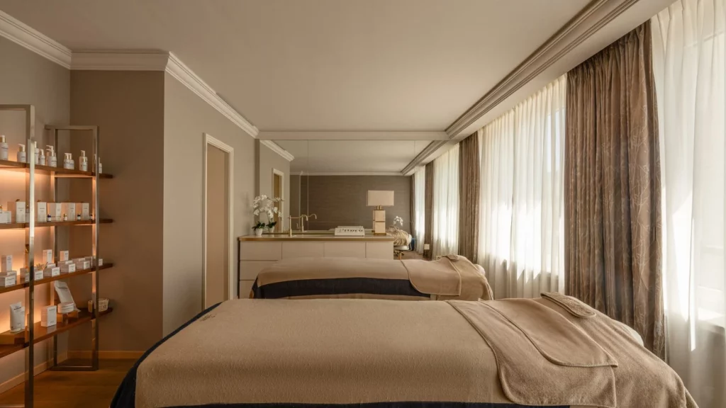 Wellness space at Mandarin Oriental Geneva