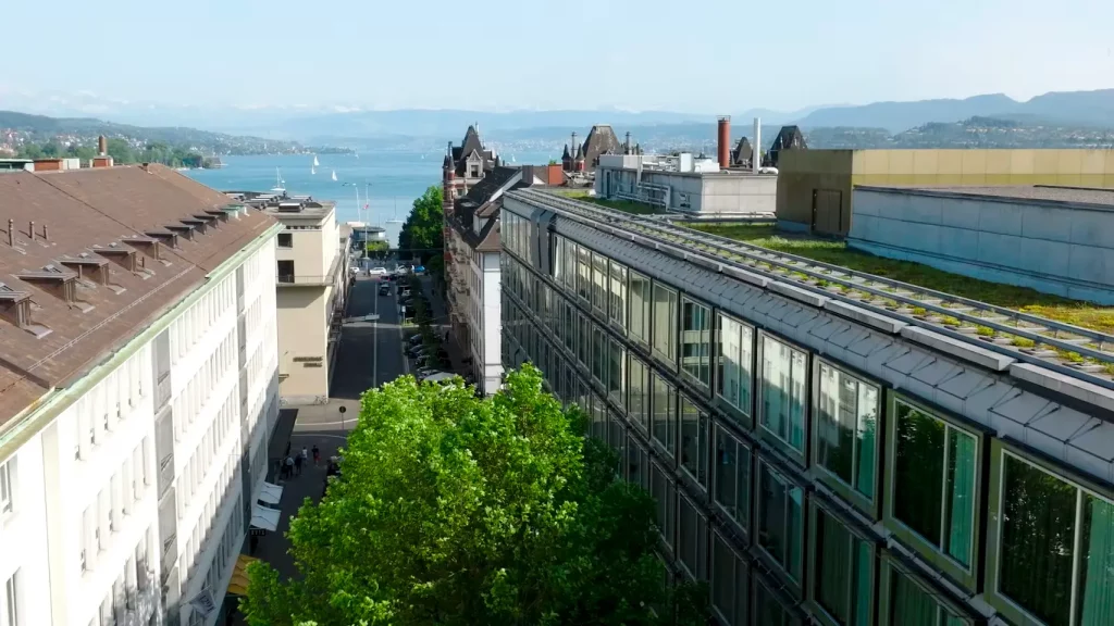 Lake view from Park Hyatt Zurich Hotel