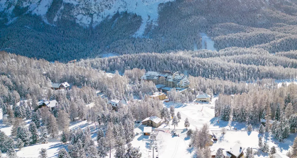 Private ski lift at Suvretta House with access to the Corviglia ski area