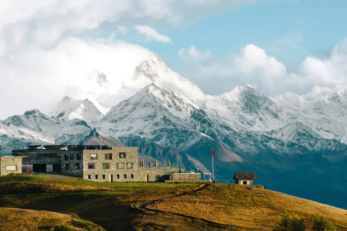 View of the Chetzeron Hotel