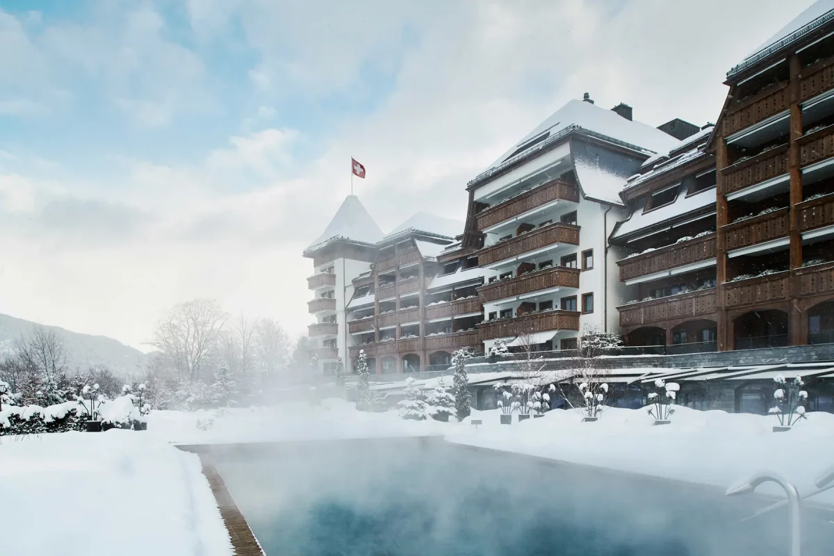 Exterior view of the Alpina Gstaad