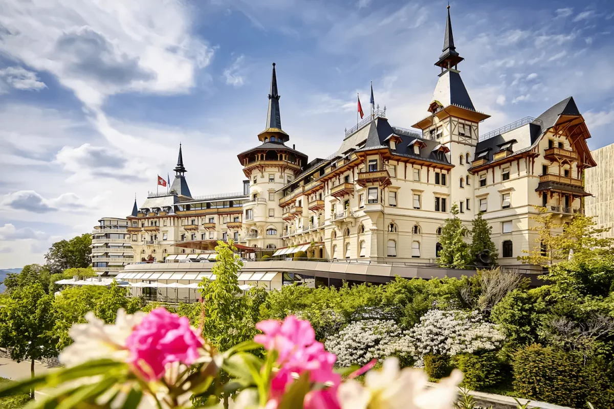 View of the Dodler Grand Hotel in Zurich