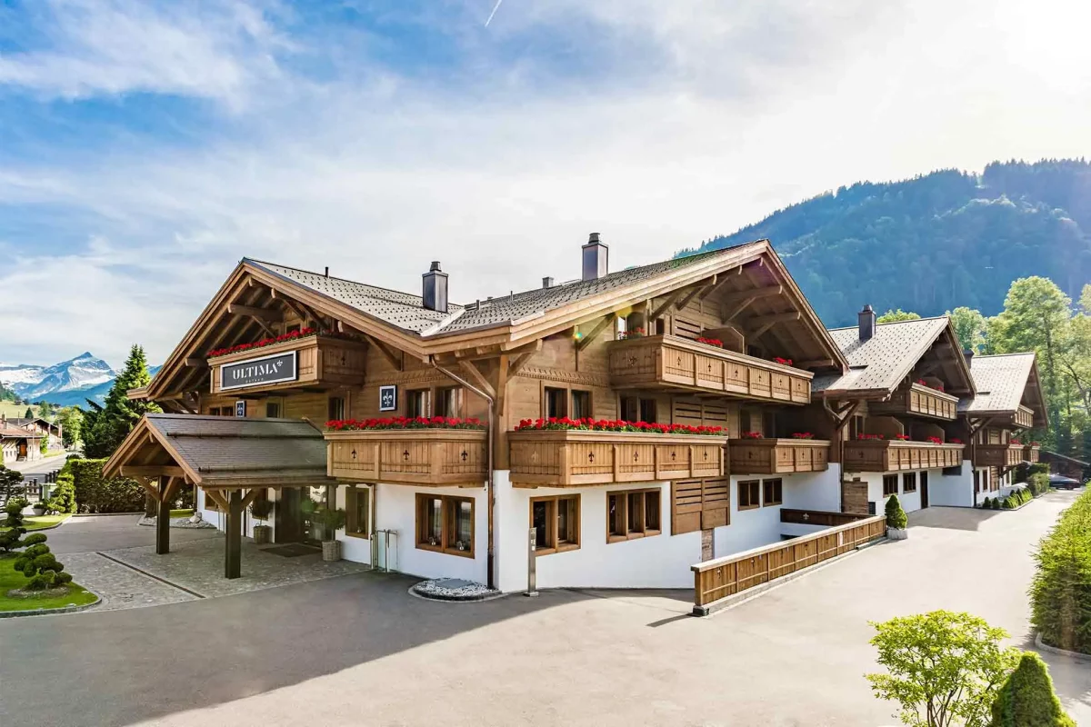 Ultima Hotel Gstaad from the exterior