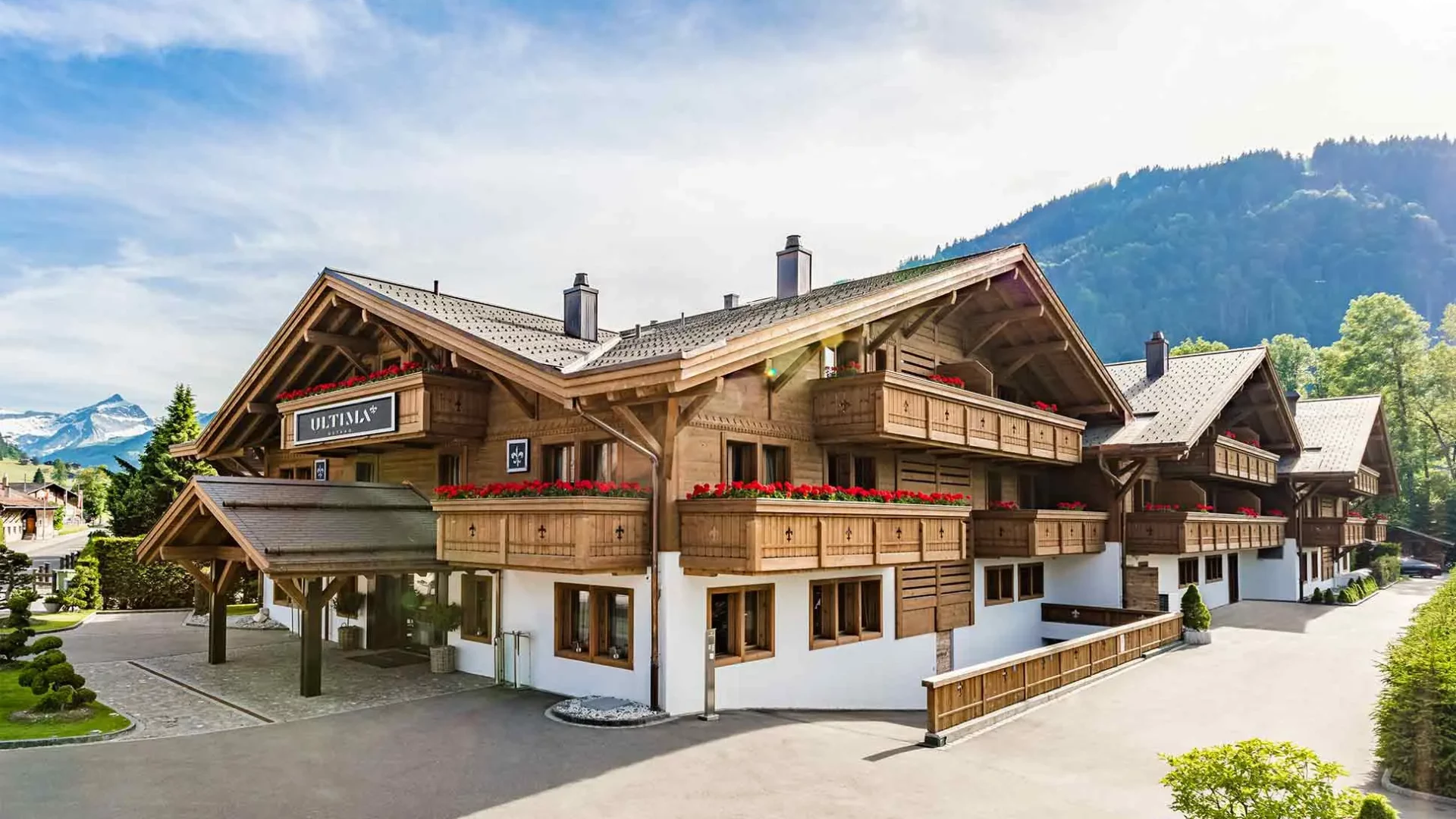 Ultima Hotel Gstaad from the exterior