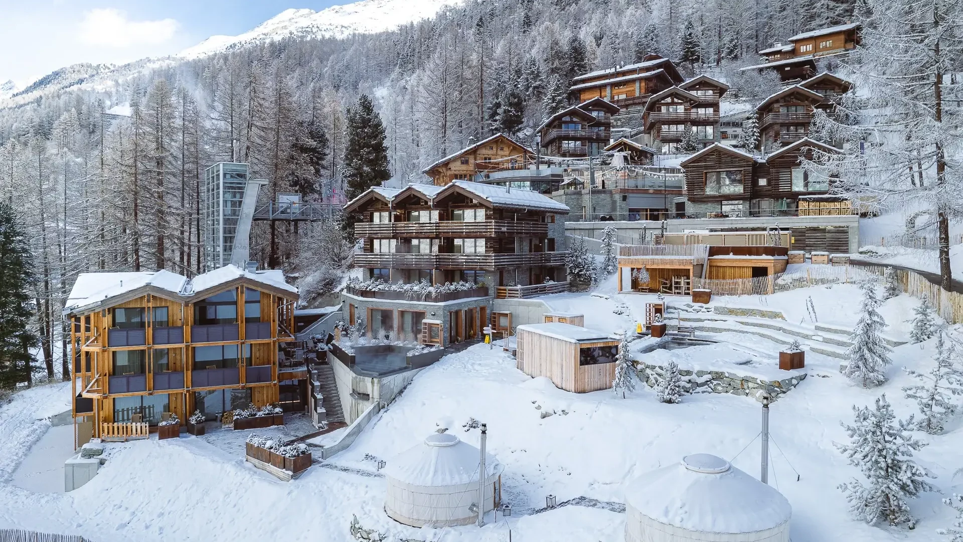 complete view of Cervo mountain resort