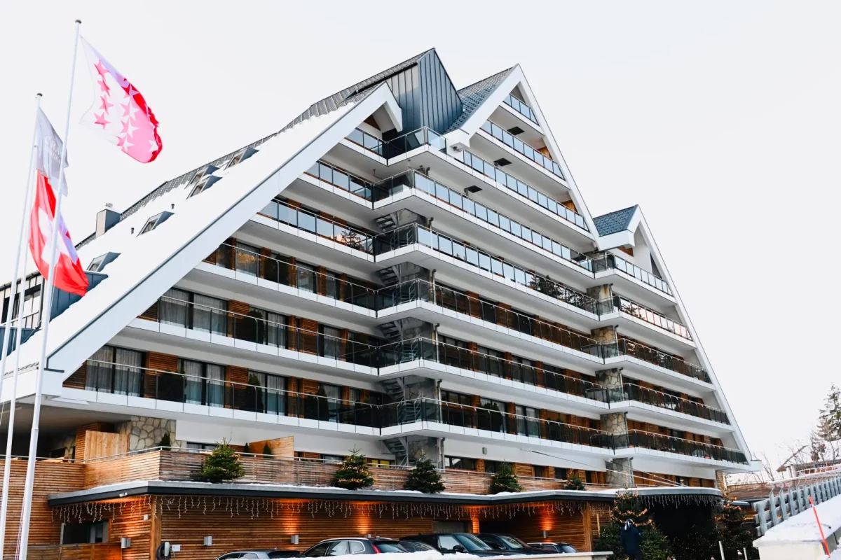 View of the Crans Ambassador Hotel