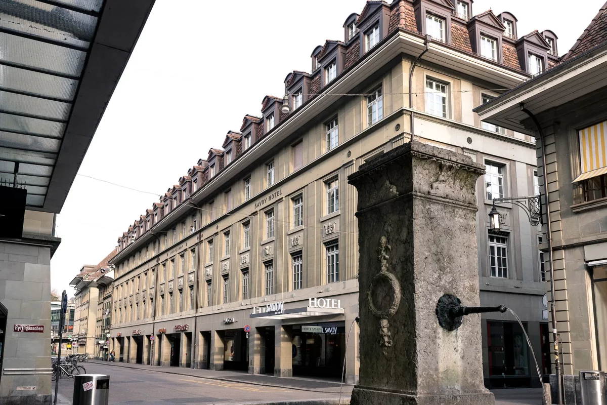 Exterior view of Hotel Savoy Bern