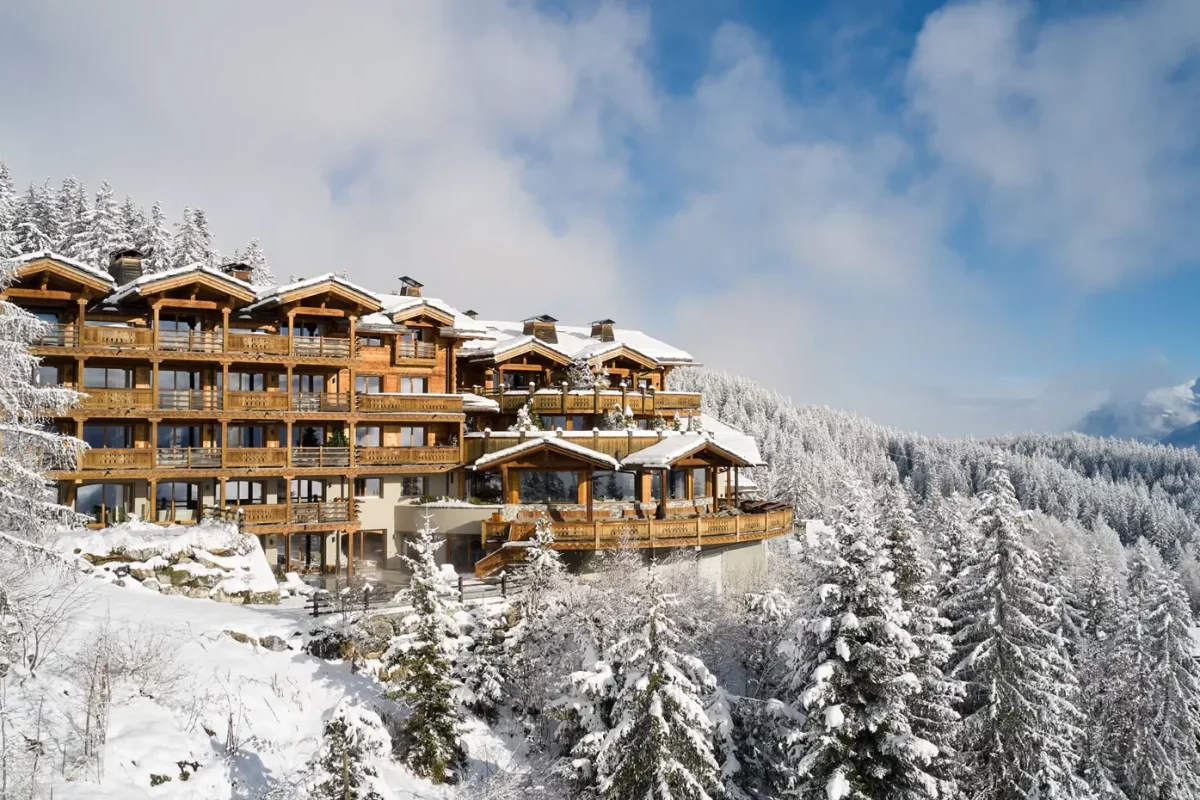 Aerial view of LeCrans Hotel & Spa