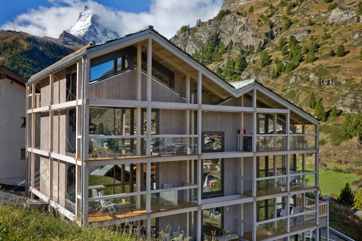 Exterior view of Matterhorn Focus Design Zermatt