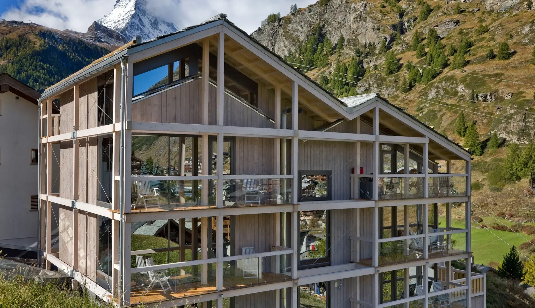 Exterior view of Matterhorn Focus Design Zermatt