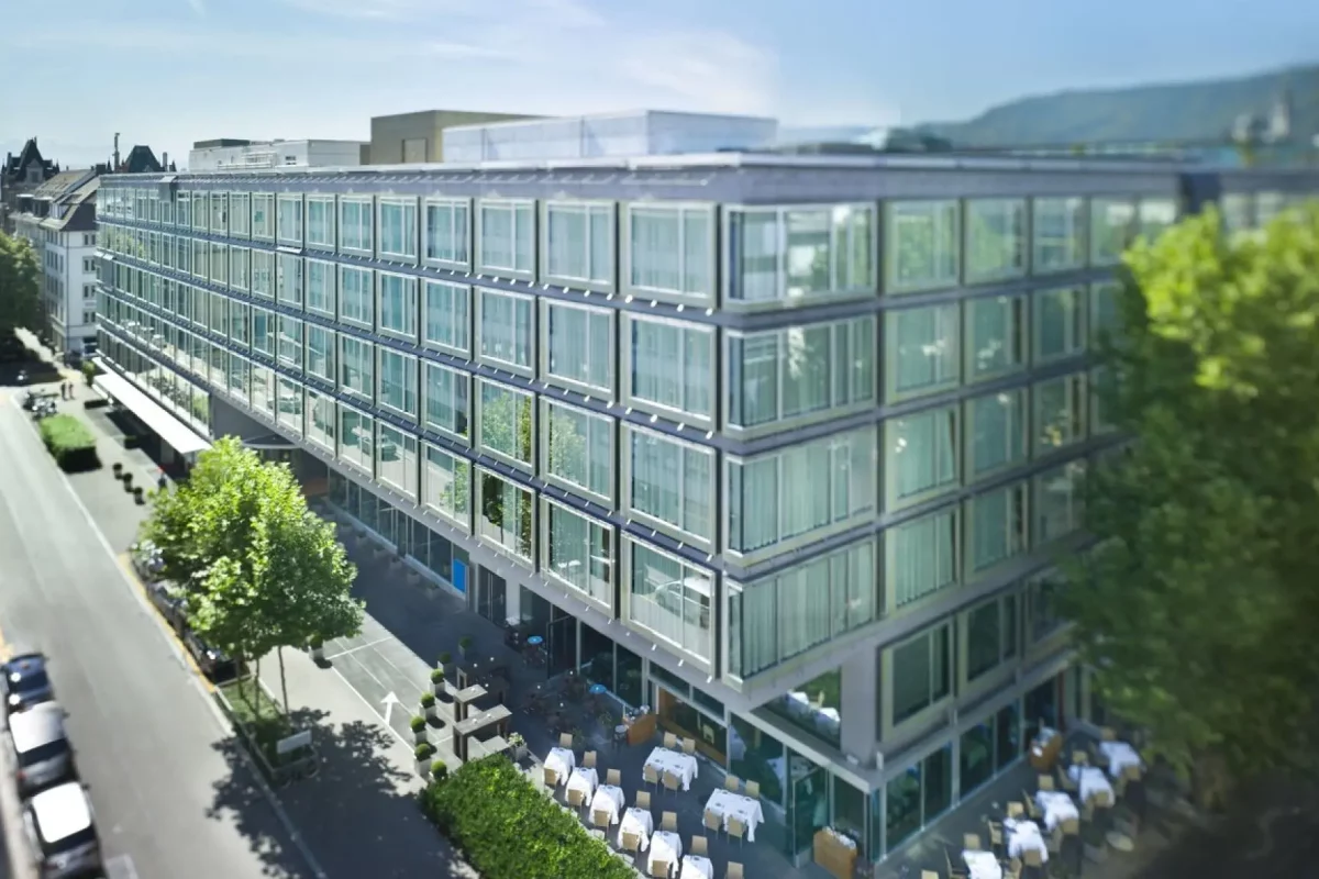 Exterior view of the Park Hyatt Zurich