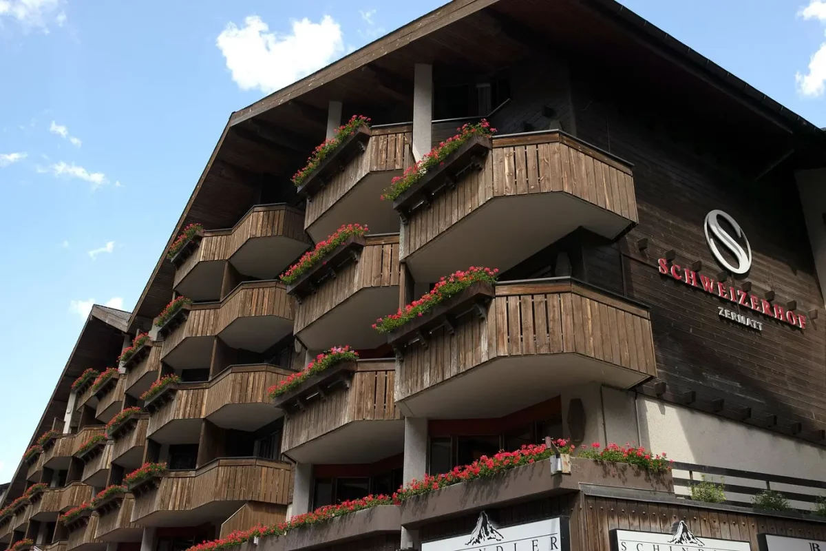 View of Schweizerhof Zermatt