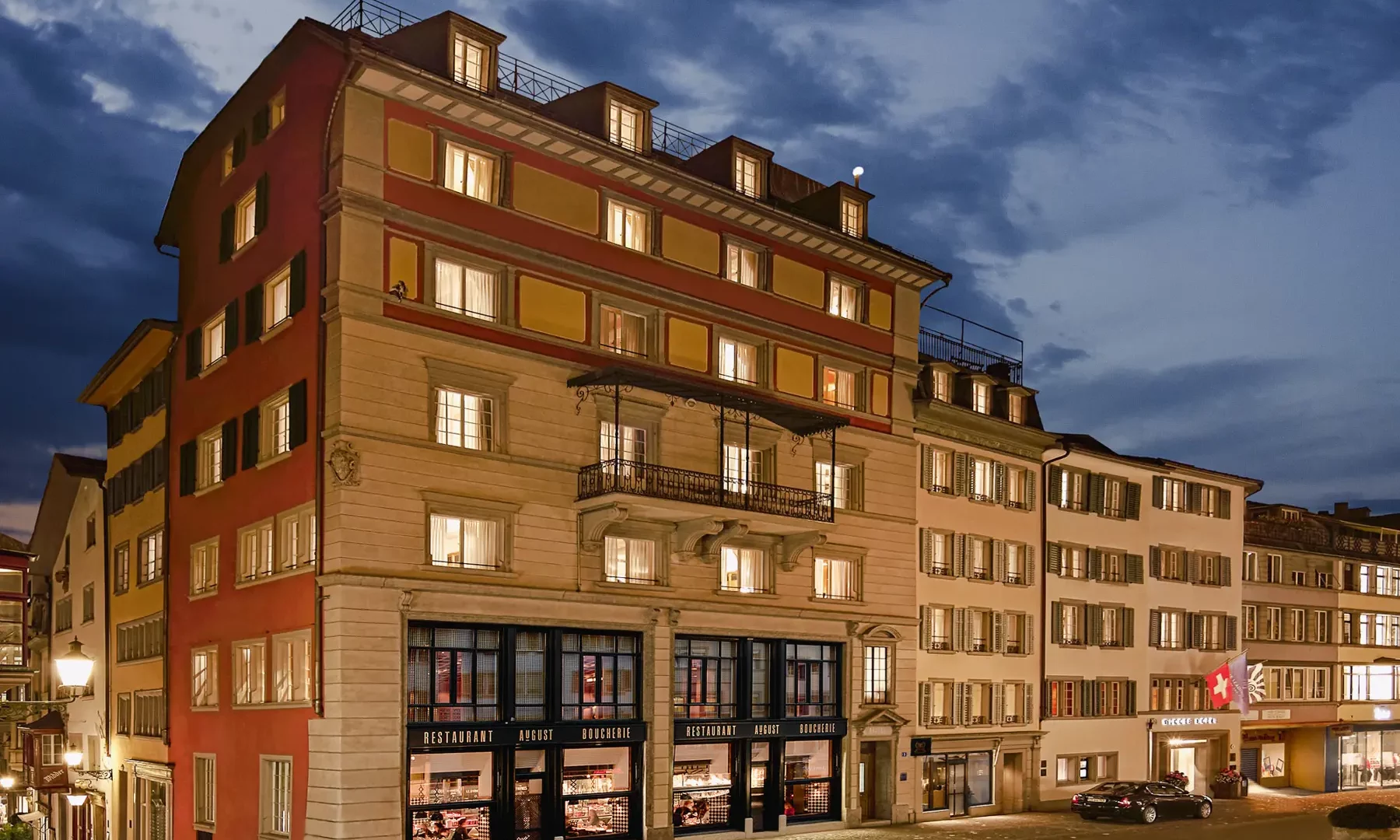 Exterior view of Widder Hotel Zurich